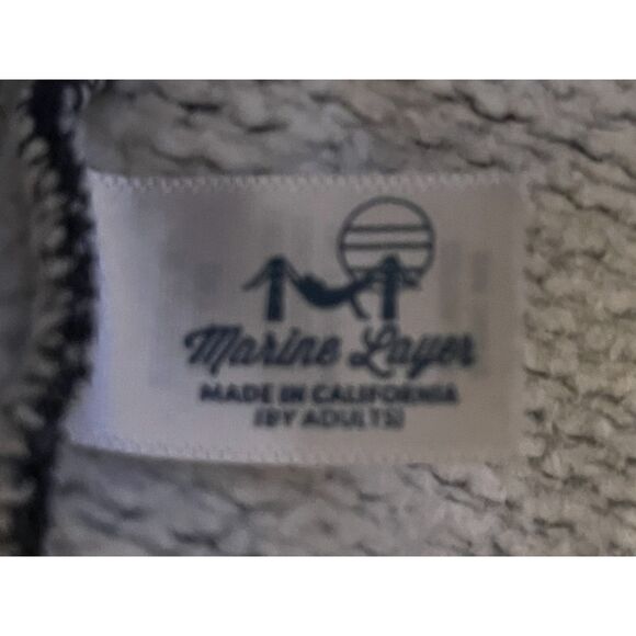 Marine Layer Gray Pullover Sweatshirt Sweater Tee Top  Mens Size Small - Picture 5 of 11